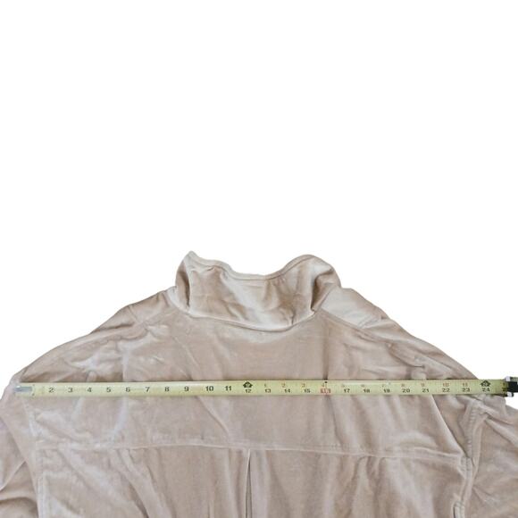 Toby Heart Ginger Velvet Trench Long Jacket Love Indie Sz M Beige Velour Classic - Picture 13 of 16